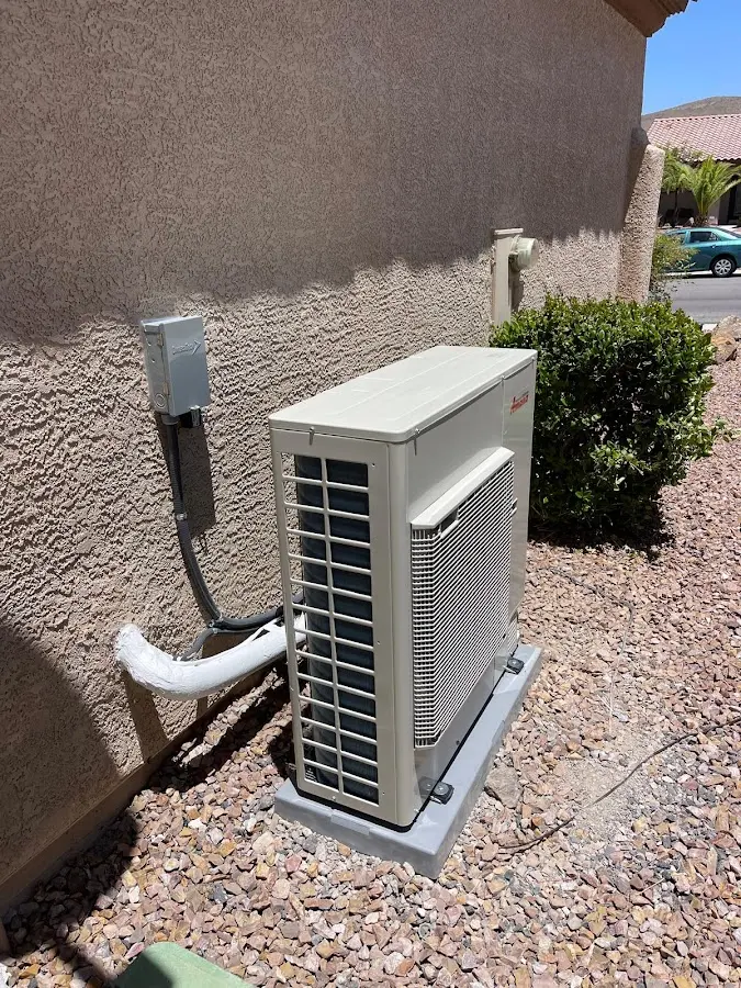 Residential air conditioning condenser unit in San Jose